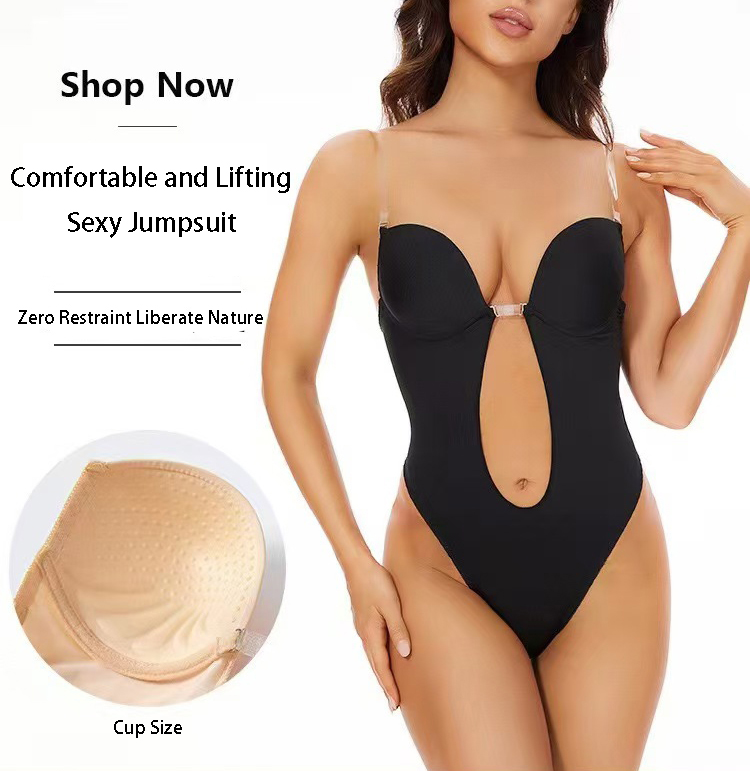 Shapewear Bodysuit Firm - Sutiã Modelador Corporal Sem Costas com
