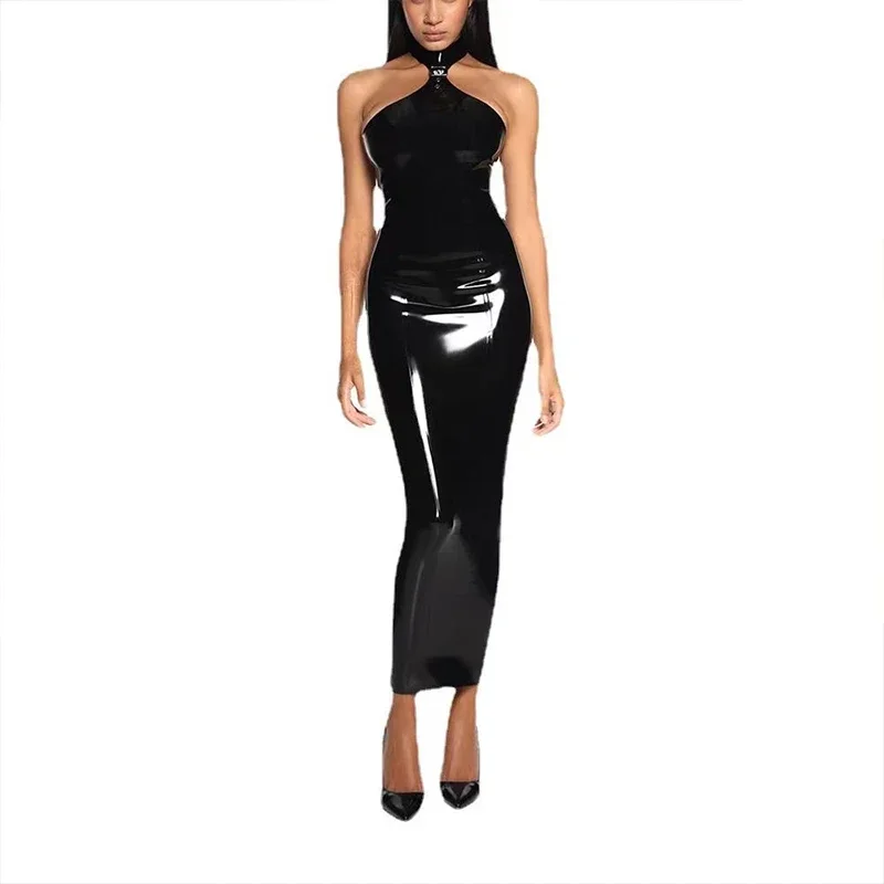 Vestido feminino sexy com gola - Strapless Bra Backless avaliação e preço